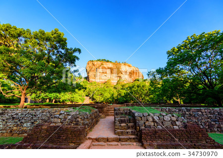 Sigiriya rock in Sri Lanka Sigiriya rock in Sri Lanka 34730970