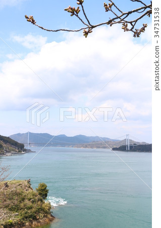 Landscape of the Setouchi seen from Nojima Castle 34731538