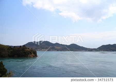 Landscape of the Setouchi seen from Nojima Castle 34731573