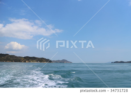 在Nojima附近的瀨戶內海 在Nojima附近的瀨戶內海 34731728