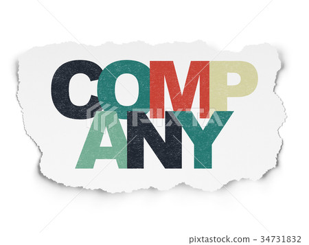 Business concept: Company on Torn Paper background Business concept: Company on Torn Paper background 34731832