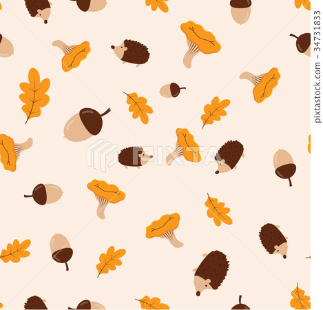 pattern with autumn elements pattern with autumn elements 34731833