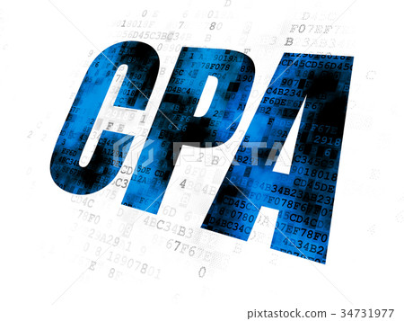 Finance concept: CPA on Digital background Finance concept: CPA on Digital background 34731977