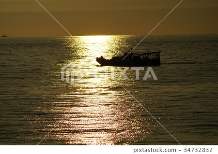 夕陽 夕陽 34732832