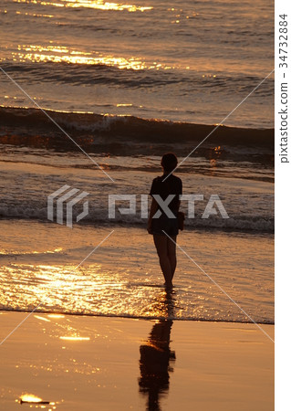 夕陽 夕陽 34732884