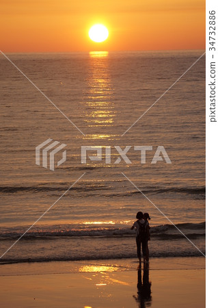 夕陽 夕陽 34732886