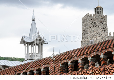 Scenic view on Rabath ancient fortified complex in Scenic view on Rabath ancient fortified complex in 34733186