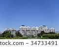 High-rise houses under fine weather 34733491