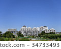 High-rise houses under fine weather 34733493