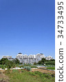 High-rise houses under fine weather 34733495
