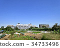 High-rise houses under fine weather 34733496