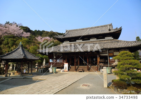 Shiga Spring's Mitsui Temple Kannon Hall Shiga Spring's Mitsui Temple Kannon Hall 34733498