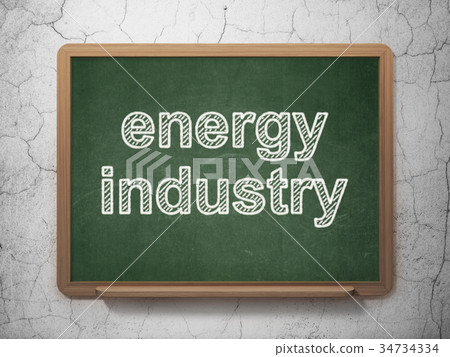 Manufacuring concept: Energy Industry on 34734334