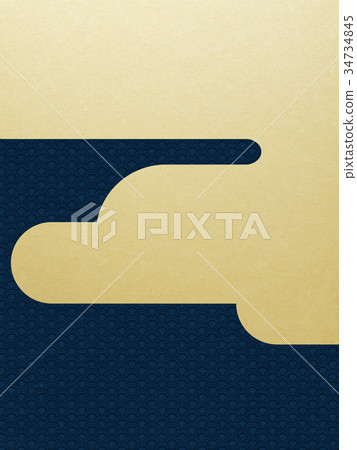 Japanese paper-Japanese pattern-background-gilt-modern Japanese paper-Japanese pattern-background-gilt-modern 34734845