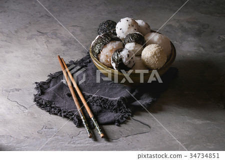 Rice balls and eggs 34734851