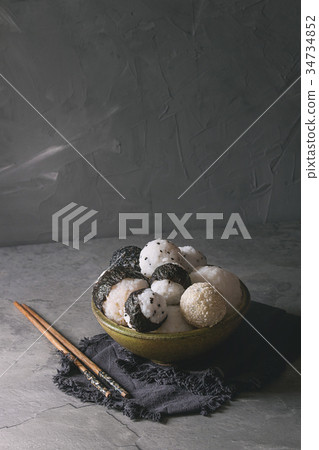 Rice balls and eggs 34734852