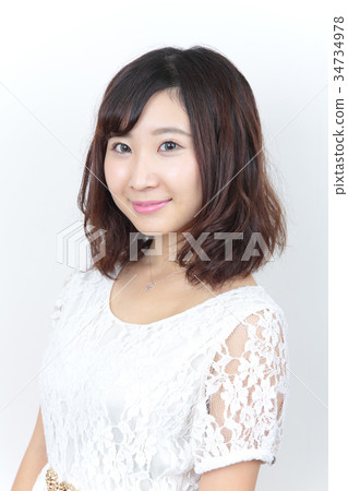 年輕女士的髮型 年輕女士的髮型 34734978