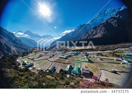 City in the mountains 34737275