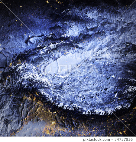 Tibet and Himalayas 3d rendering 34737836