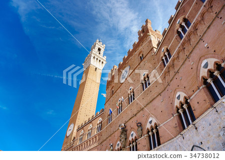 Piazza del Campo in Siena Italy 34738012