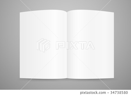 Open book page template. Ready for a content Open book page template. Ready for a content 34738580