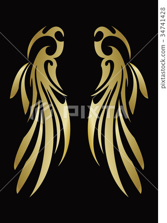 部落之翼紋身 34741428