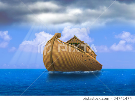 諾亞的船形象 34741474