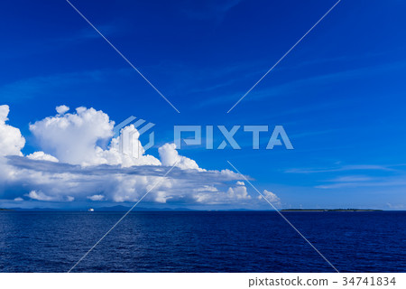 Iejima ferry boat 34741834