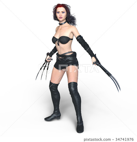 Female fighter 34741976