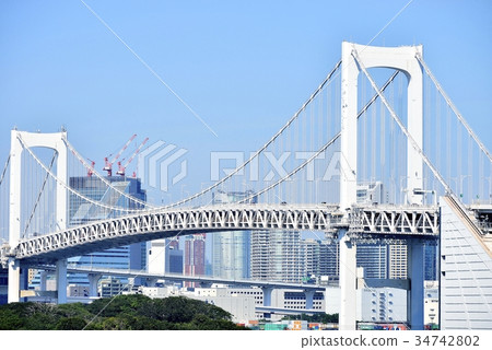 東京城市風景彩虹橋 東京城市風景彩虹橋 34742802