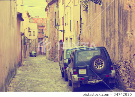 Narrow streets of Monblanc Narrow streets of Monblanc 34742950