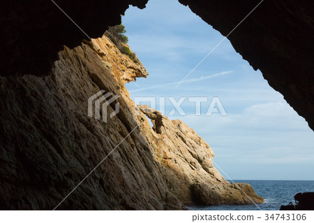 Grottos at coast 34743106