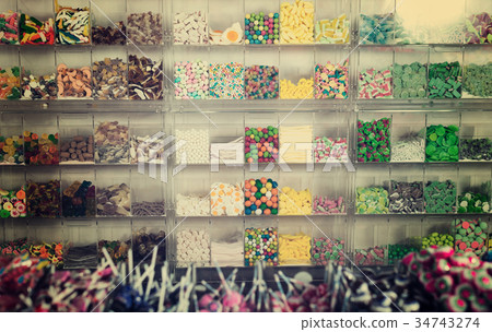 Sweets of different shapes and sizes Sweets of different shapes and sizes 34743274