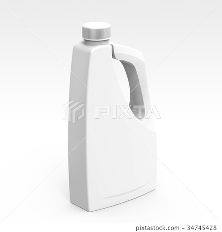 Blank detergent bottle mockup 34745428