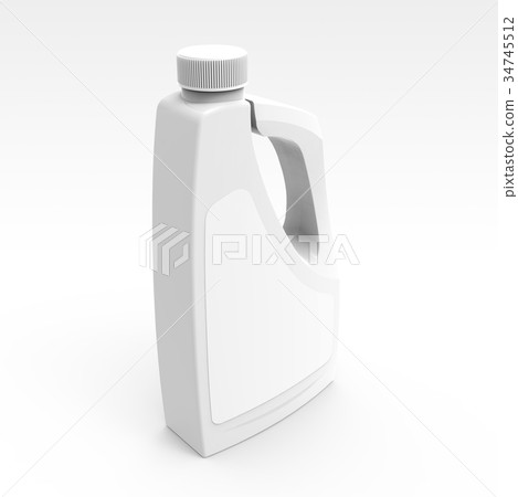 Blank detergent bottle mockup 34745512