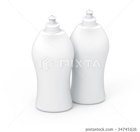 3D rendering Dishwashing liquid 3D rendering Dishwashing liquid 34745826
