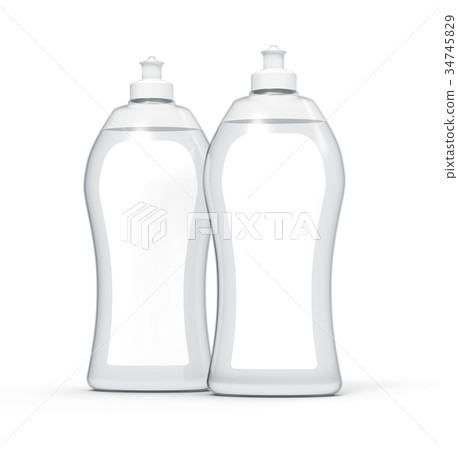 3D rendering Dishwashing liquid 34745829
