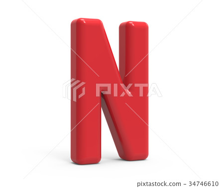 red letter N - Stock Illustration [34746610] - PIXTA