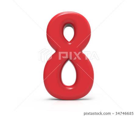 red number 8 34746685