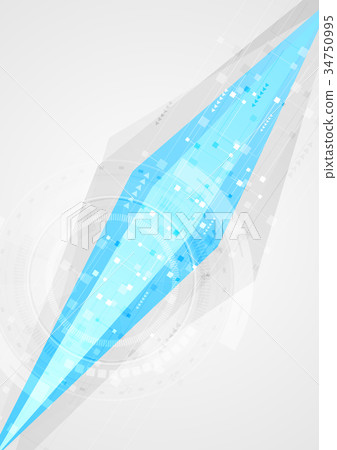 Tech abstract minimal wavy background Tech abstract minimal wavy background 34750995