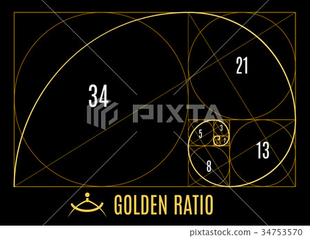 Golden proportions ratio guidelines - Stock Illustration [34753570] - PIXTA
