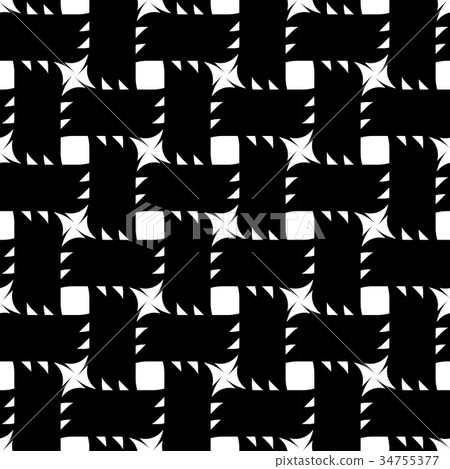 Black and white seamless pattern 34755377