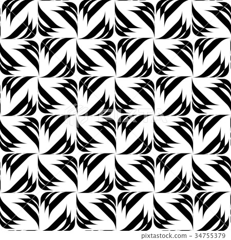 Black and white seamless pattern 34755379