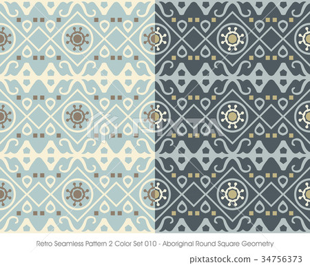 Seamless background retro vintage botanic pattern Seamless background retro vintage botanic pattern 34756373