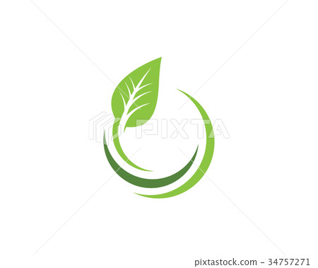 Tree leaf ecology nature icon vector - Stock Illustration [34757271 ...