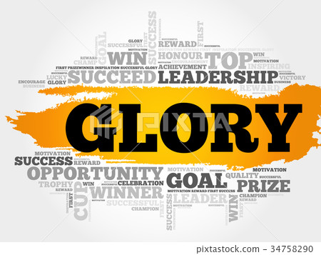 Glory word cloud 34758290