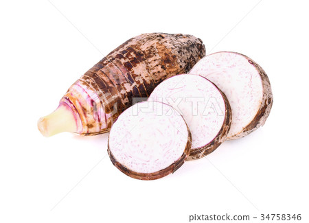 taro isolated on white background taro isolated on white background 34758346