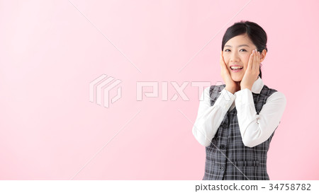Business Uniform Young lady Business Uniform Young lady 34758782
