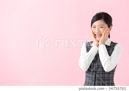 Business Uniform Young lady Business Uniform Young lady 34758783
