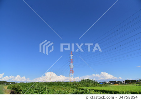 [Aichi Prefecture] Nisshin city's rural scenery 34758854